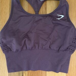 Gymshark Energy+ Seamless Crop Top Purple
